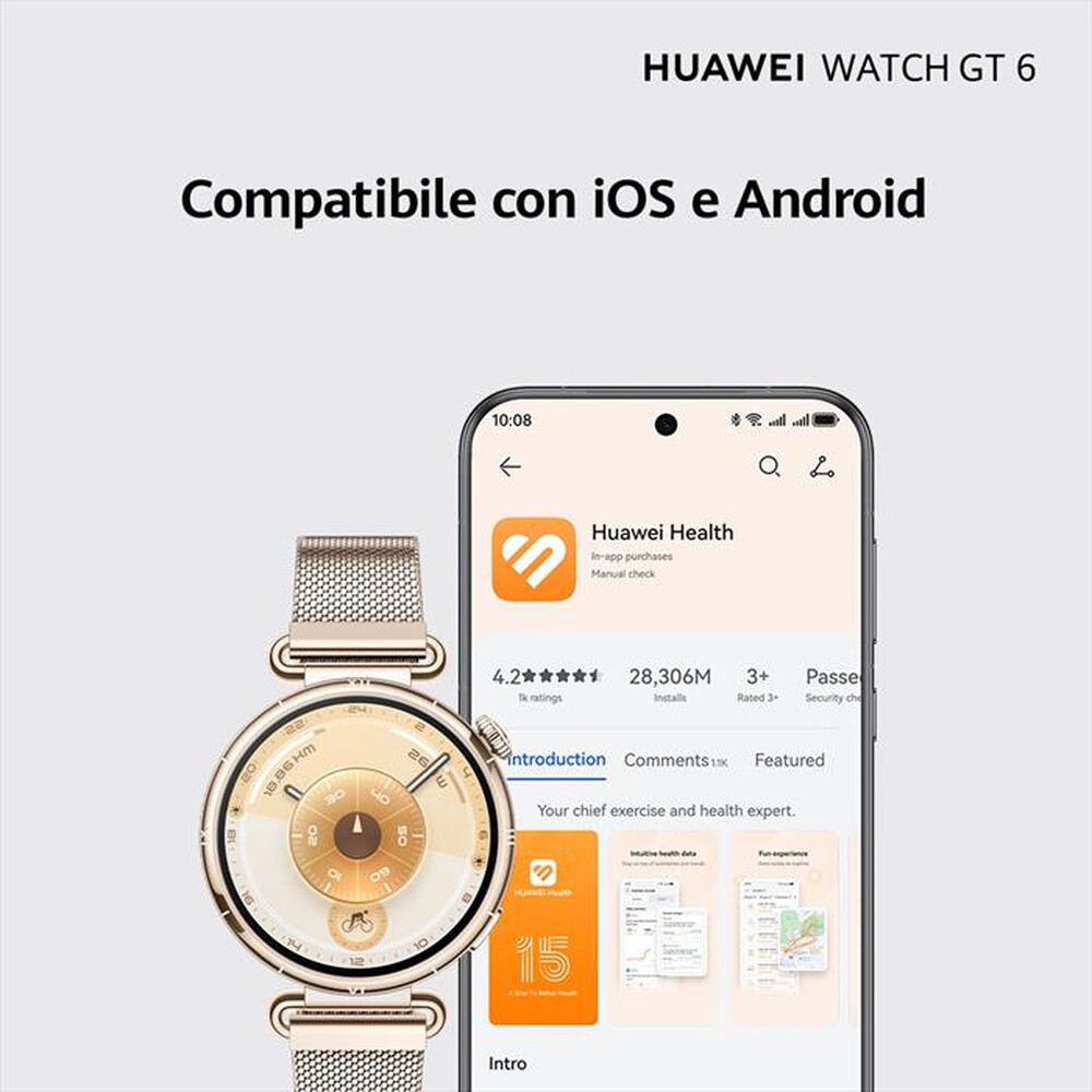 Immagine del prodotto HUAWEI - WATCH GT 6 46MM-BLACK