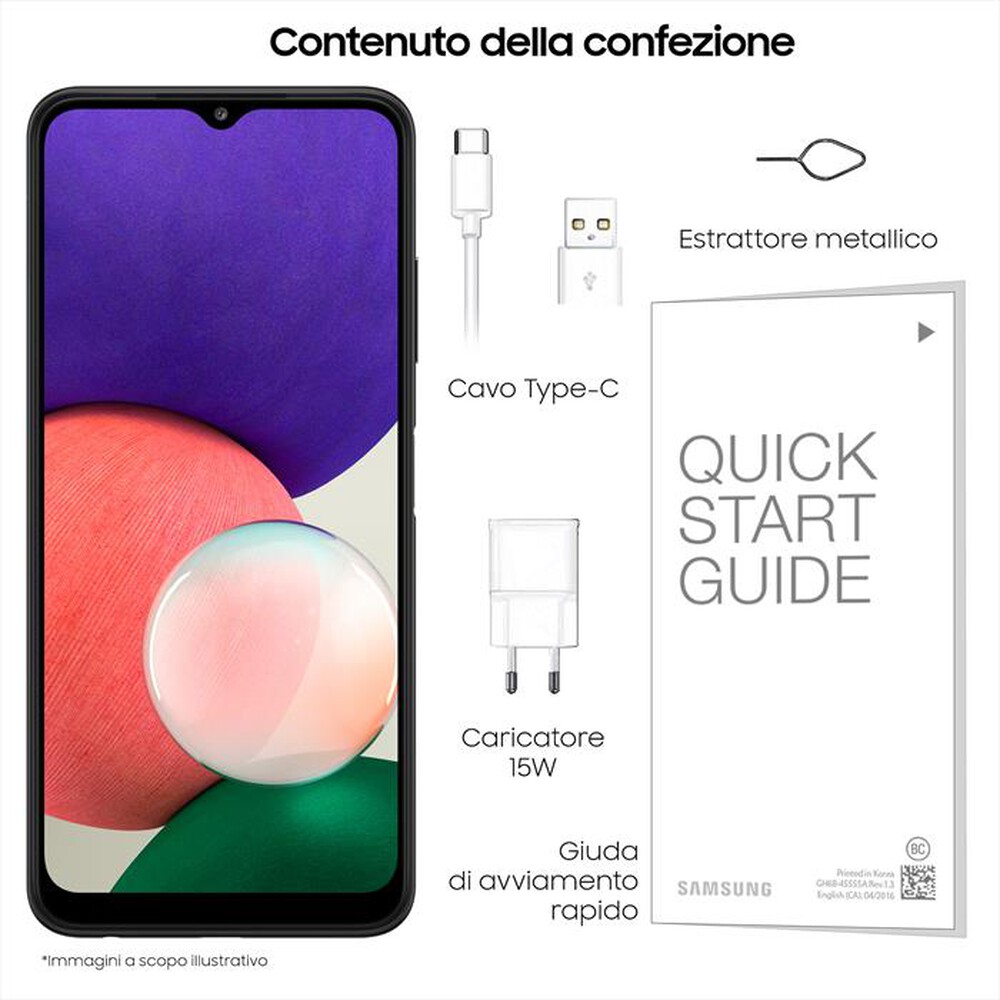"VODAFONE - SAMSUNG A22-Nero"