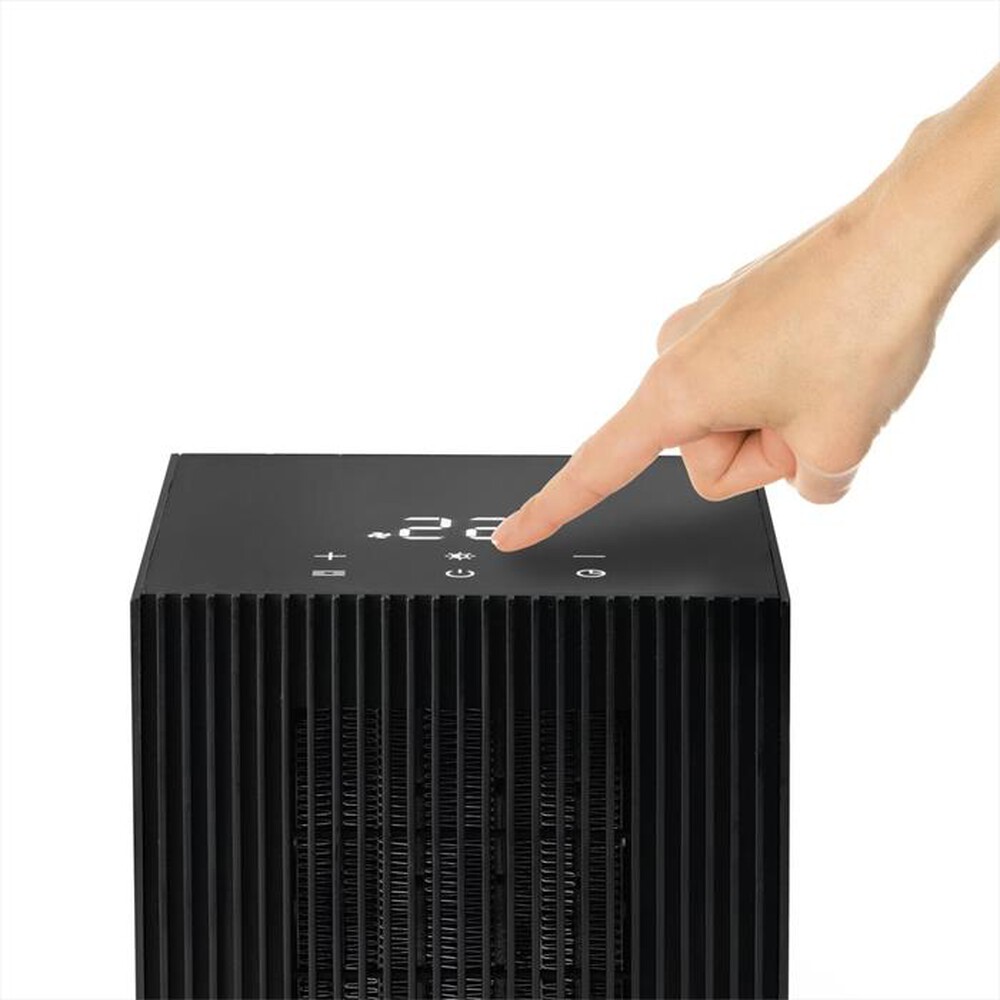 "MACOM - Termoventilatore LIGHT CUBE HEATER-Nero"