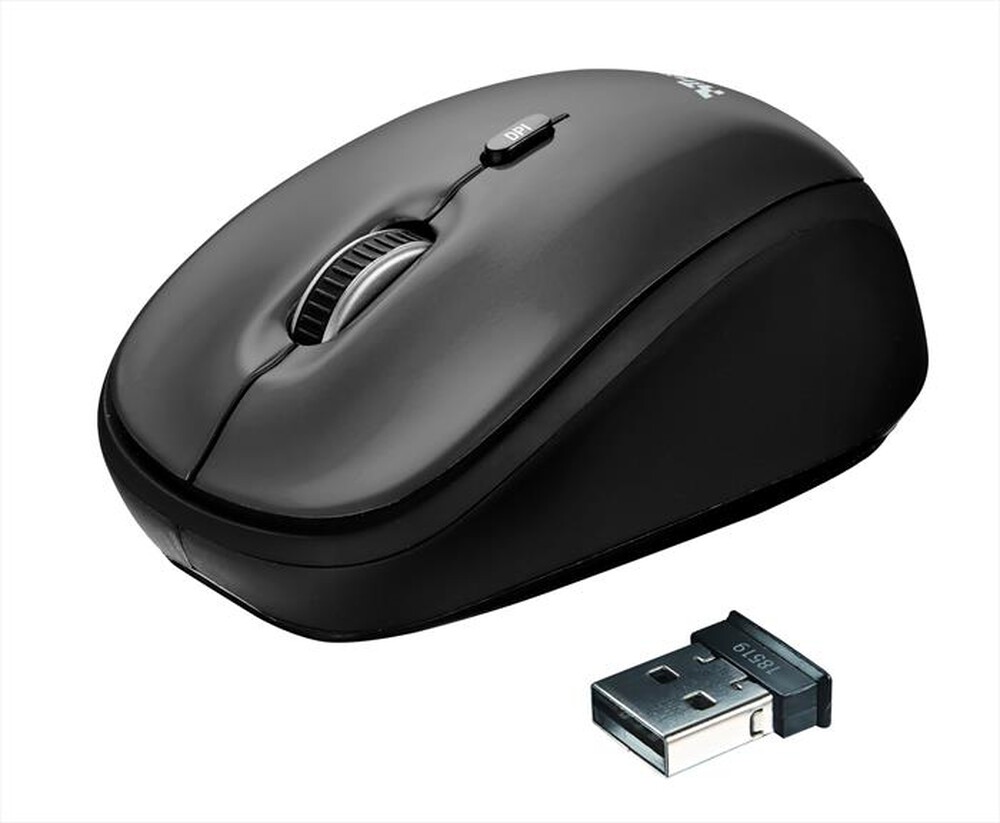 "TRUST - Yvi Wireless Mini Mouse-Black"