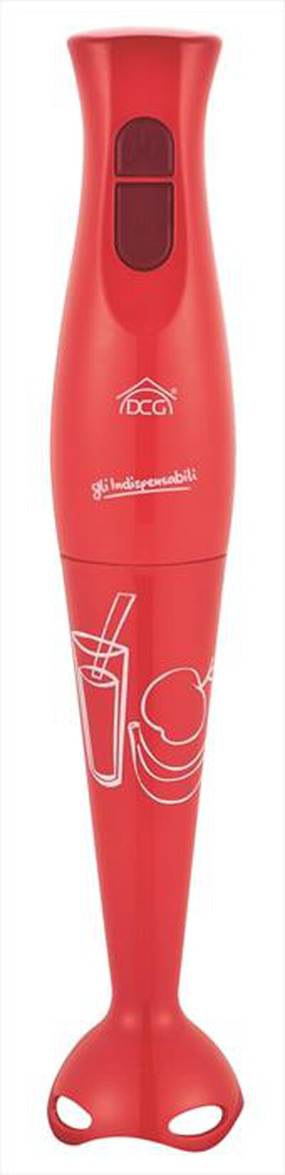 DCG ELTRONIC - Frullatore ad immersione HM9815-ROSSO-GIALLO