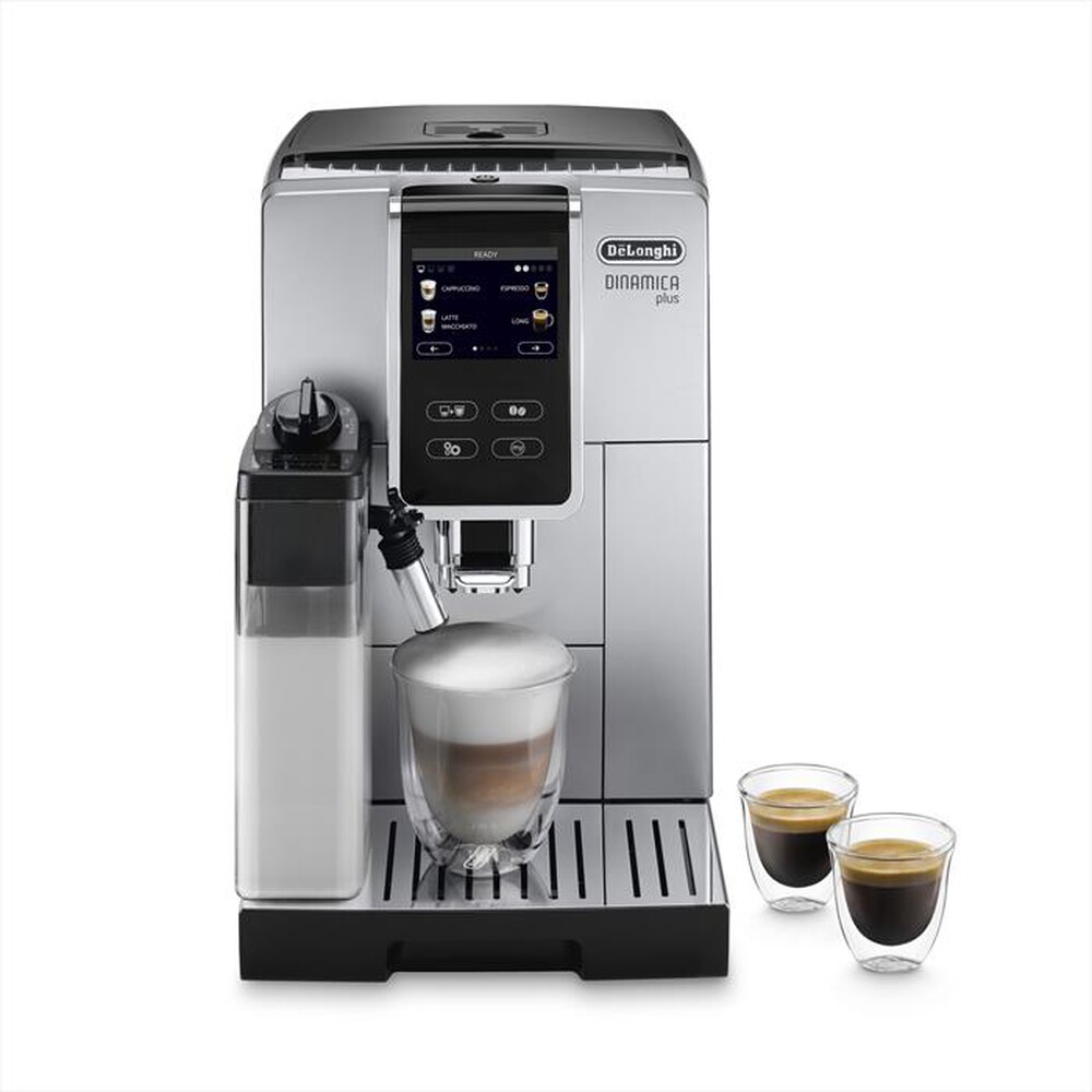 DE LONGHI - Macchina da caff&egrave; Dinamica Plus ECAM370.70.SB-Silver Black