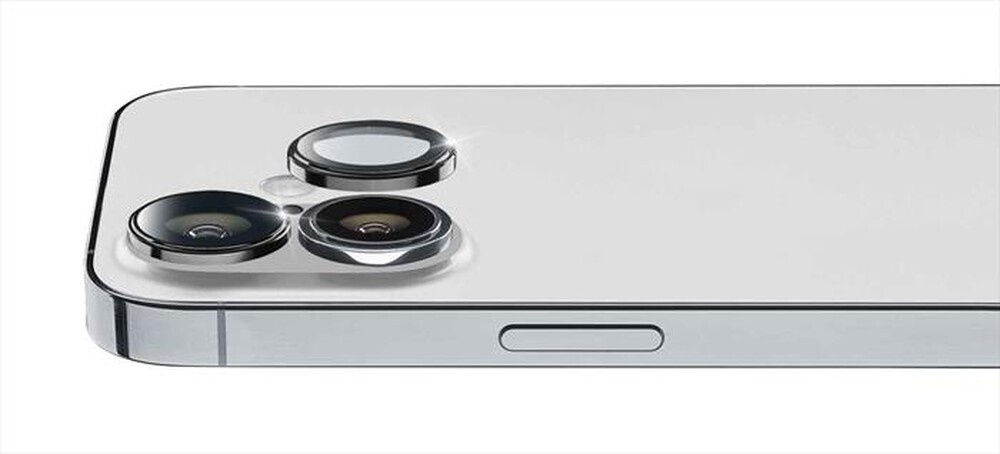 "CELLULARLINE - CAMERA LENS RING - IPHONE 16/16 PLUS-Transparent"
