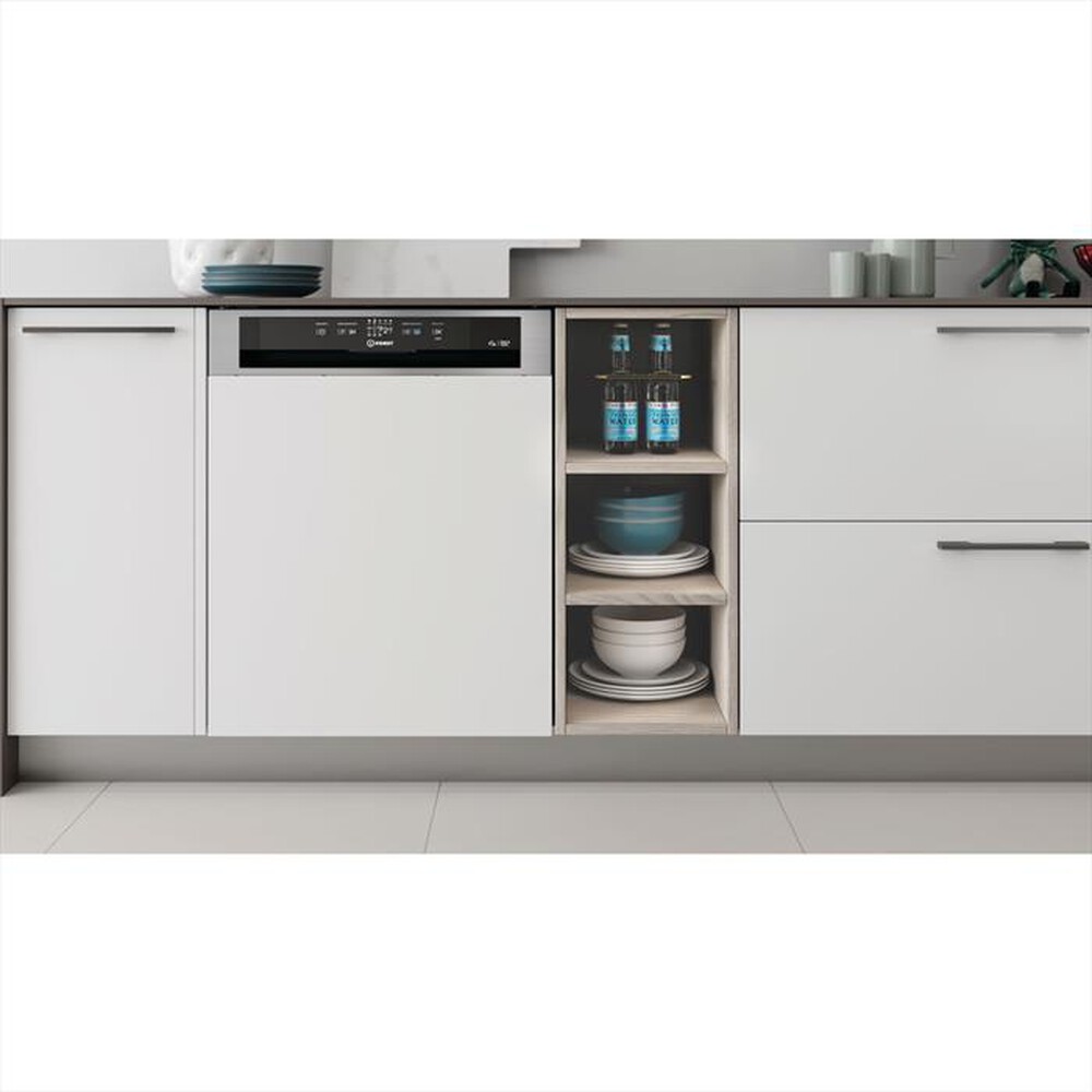 "INDESIT - Lavastoviglie incasso DBE 2B19 A X Classe F"