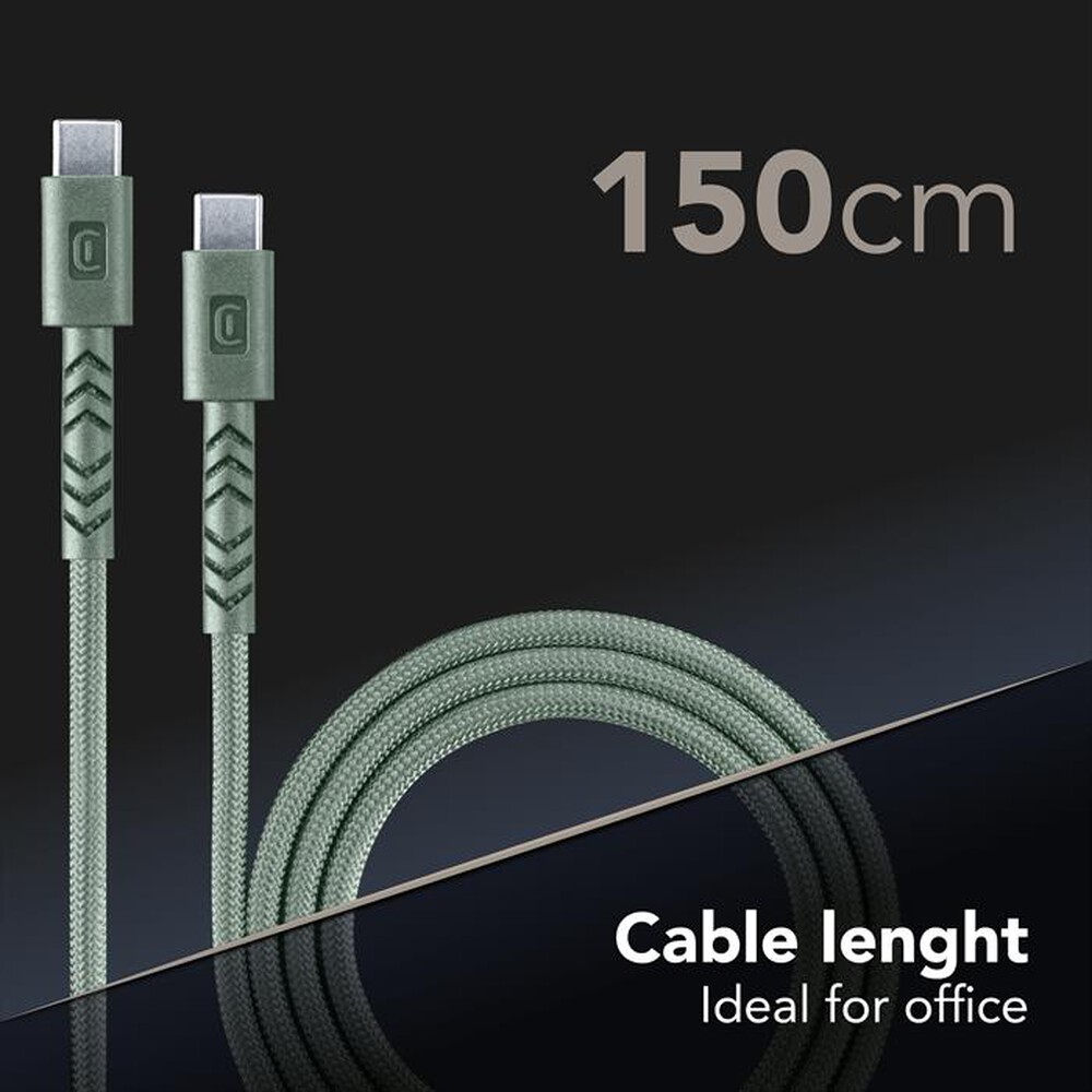 Immagine del prodotto CELLULARLINE - CAVO FLEXY 150CM 100W USB C TO USB C-Verde