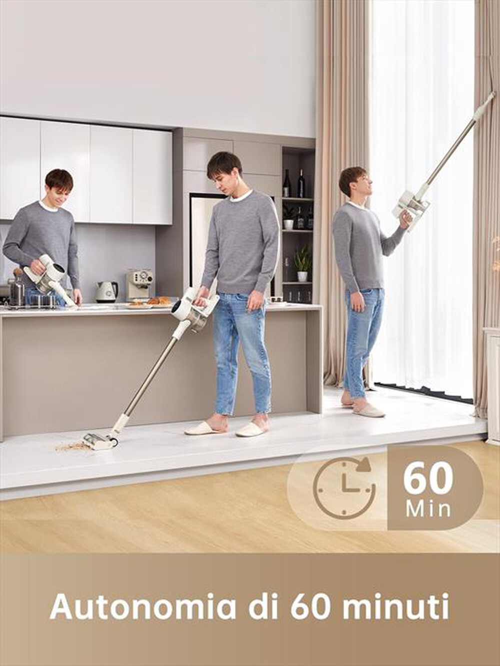 Immagine del prodotto DREAME - Scopa elettrica R10-Bianco/Oro