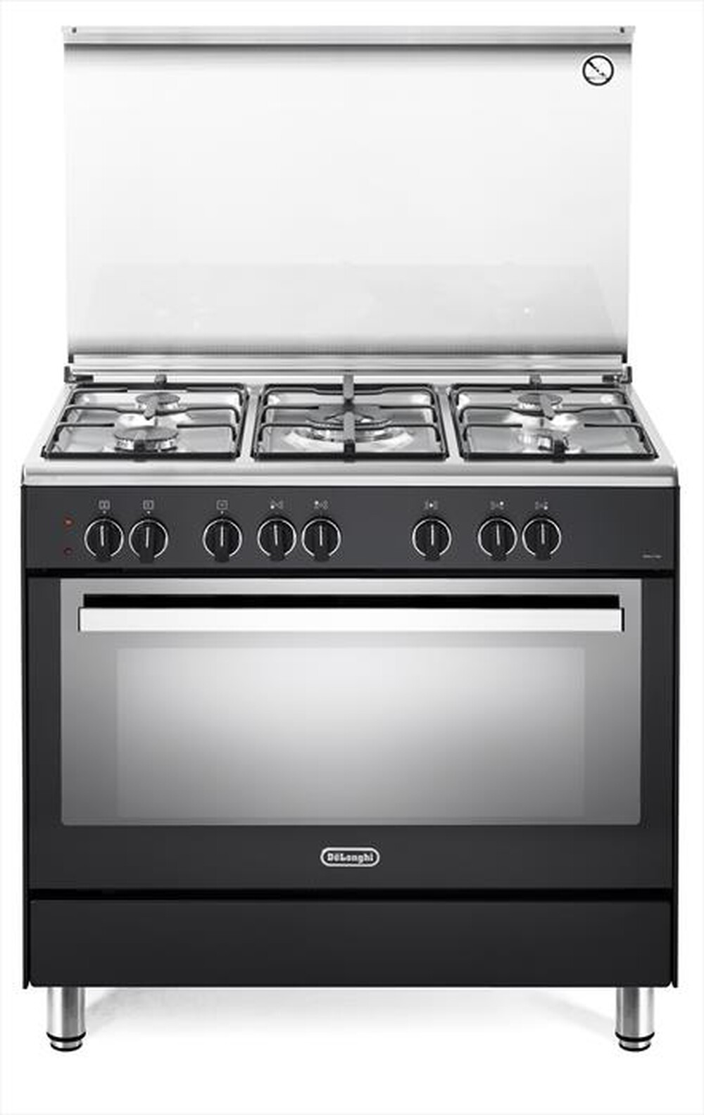 "DE LONGHI - Cucina a gas PEMA 96 ED Classe A-Antracite"