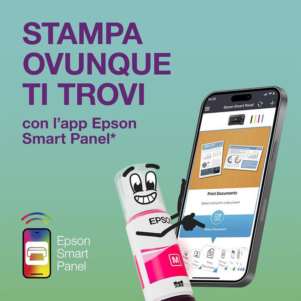 Immagine del prodotto EPSON - Stampante multifunzione A4 WiFi ECOTANK ET-5170-Bianco