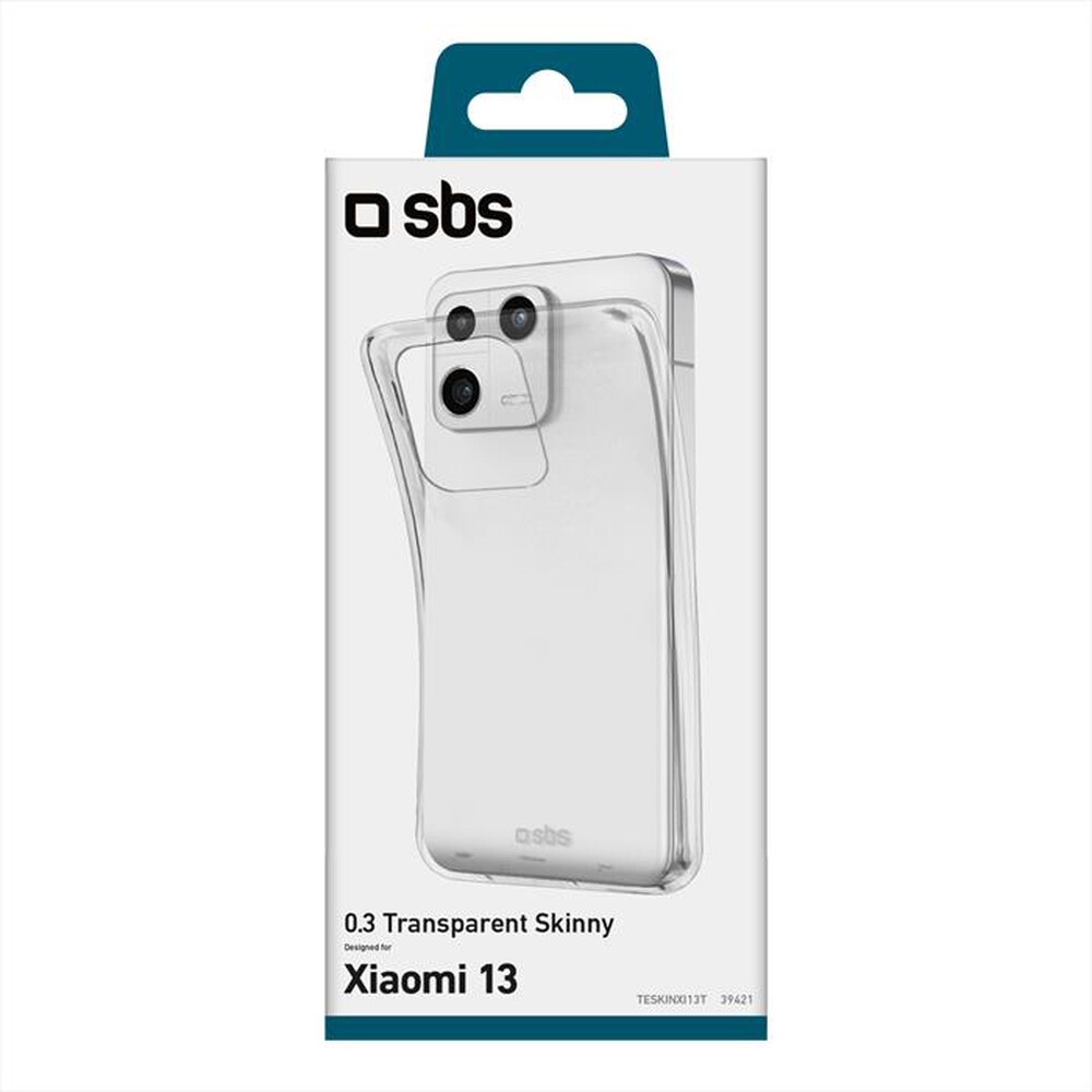 "SBS - Cover TESKINXI13T per Xiaomi 13-Trasparente"