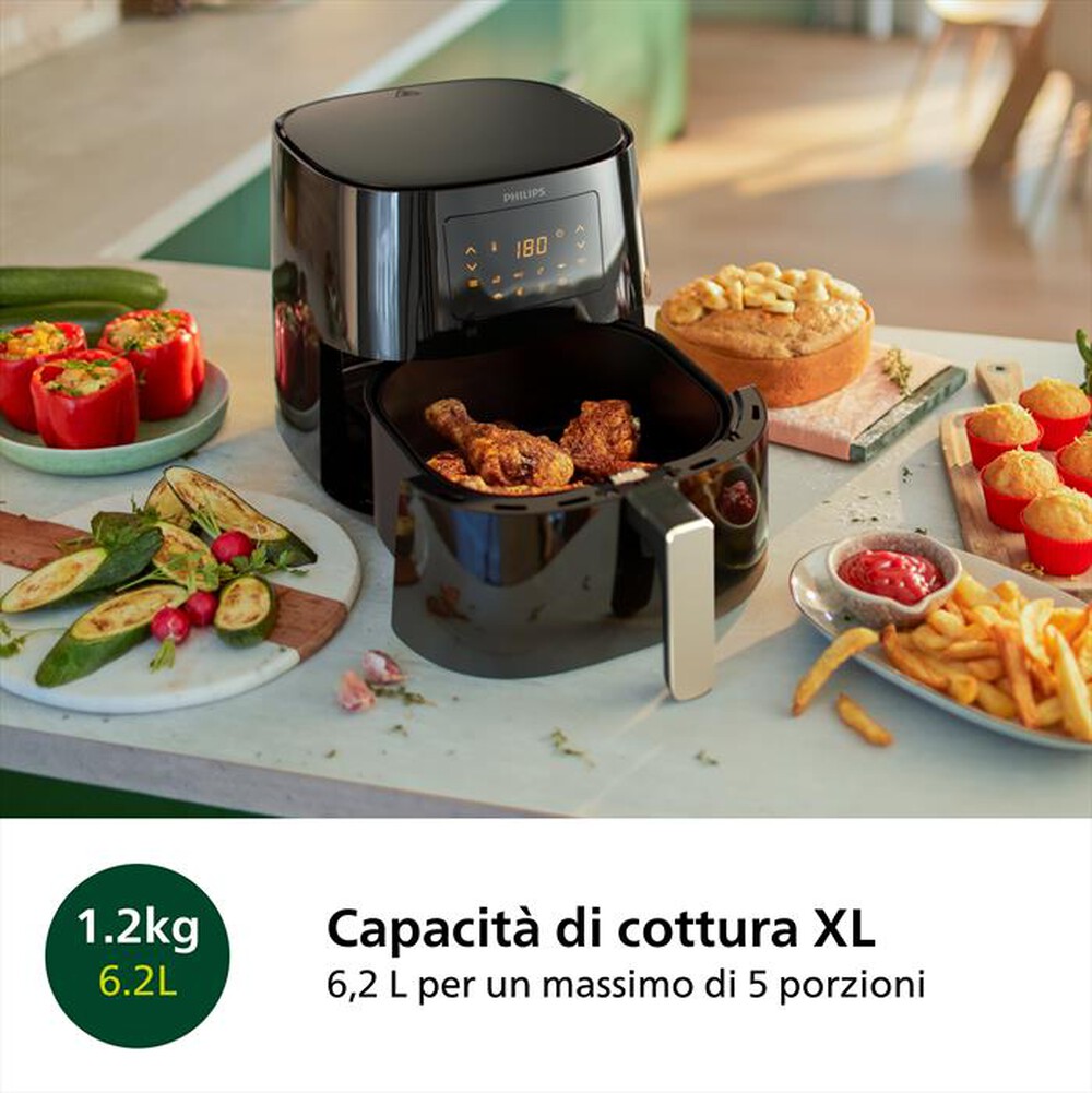 Immagine del prodotto PHILIPS - Friggitrice ad aria AIRFRYER XL CONNESSA HD9280/70-NERA