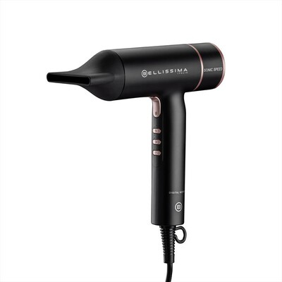 BELLISSIMA IMETEC - Asciugacapelli digitale SONIC SPEED-Black/Pink