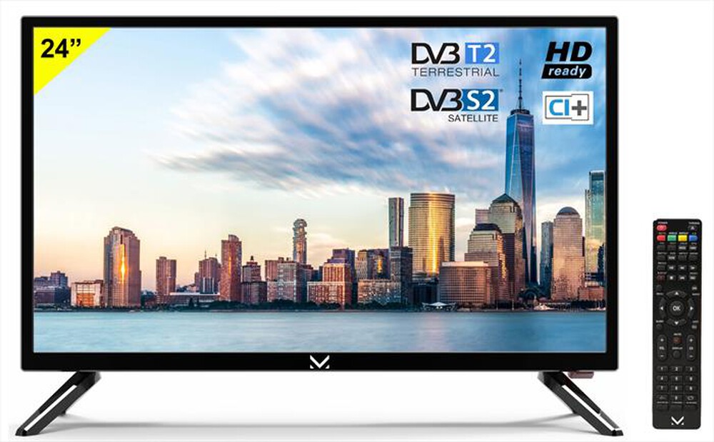 "MAJESTIC - TV LED HD READY 23,6\" TVD 224 S2-Nero"