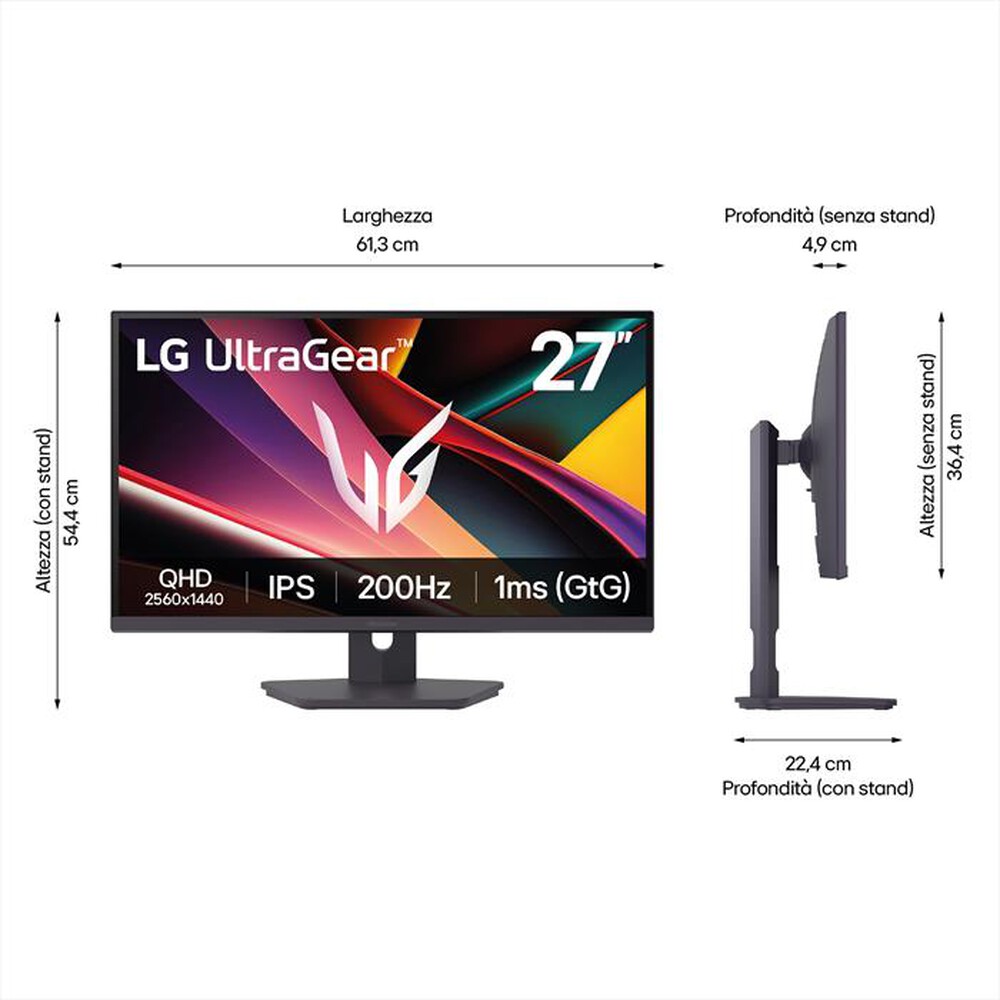 Immagine del prodotto LG - Monitor LCD 27" 27G610A-B-Black