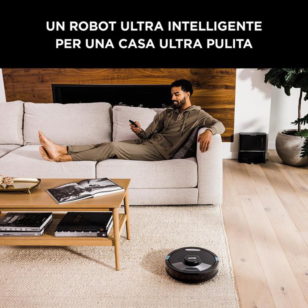 "SHARK - Robot aspirapolvere-lavapavimenti RV2600WSEU-nero"