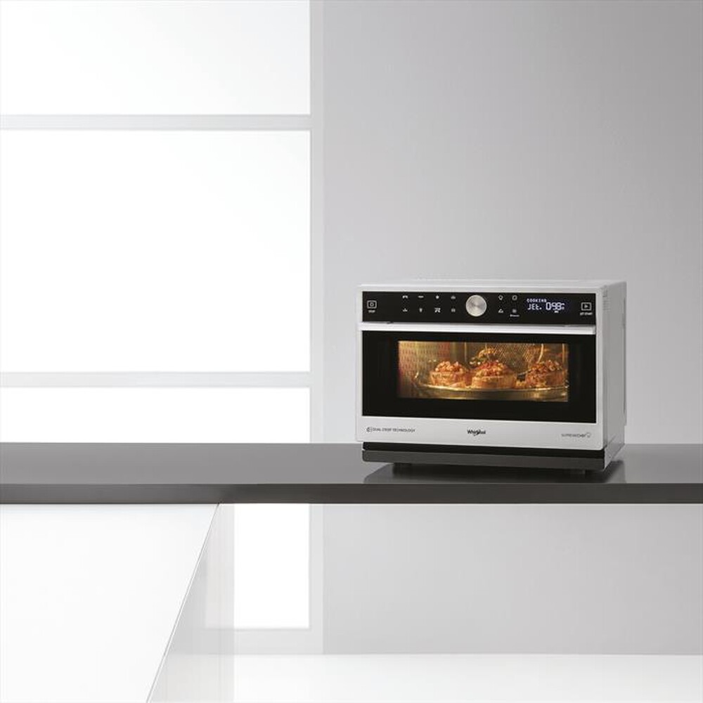 "WHIRLPOOL - Forno microonde MWSC 9133 SX-Nero, Acciaio inossidabile"