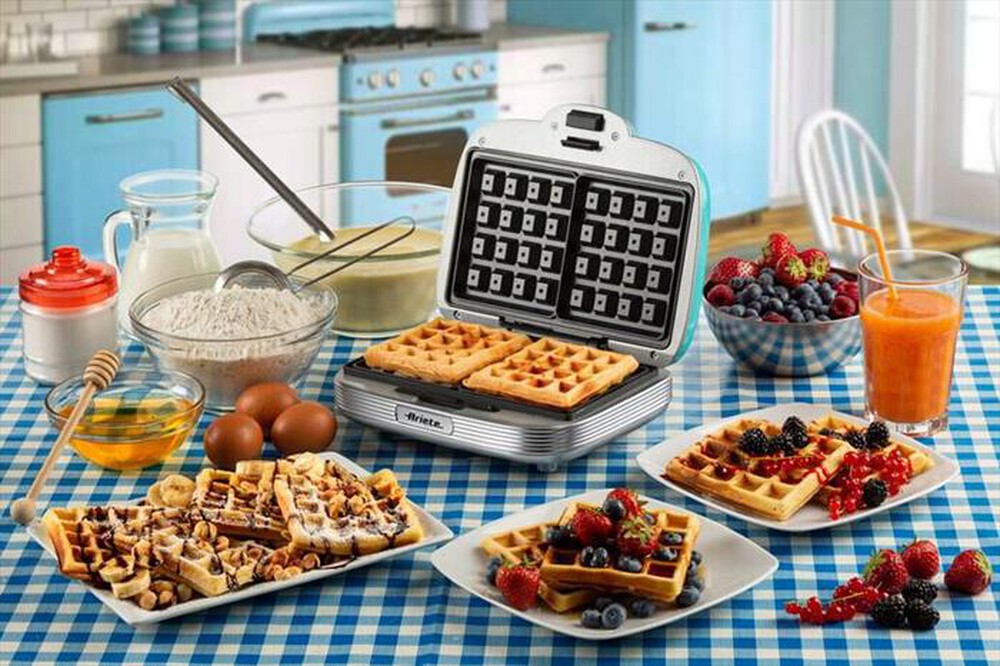 Immagine del prodotto ARIETE - 1973 Party Time Macchina per Waffle-celeste