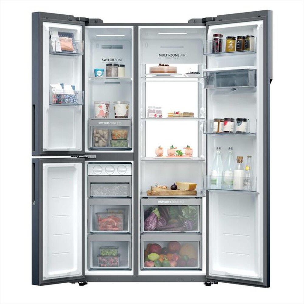 "HAIER - Frigorifero 3 Porte HSPR79F18EWMB 573L Classe E-Nero"
