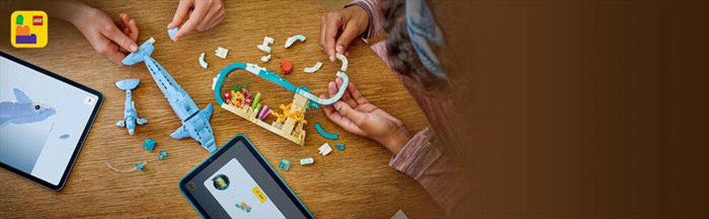 Immagine del prodotto LEGO - CREATORE 3IN1 Animali marini: delfini - 31385-Multicolore