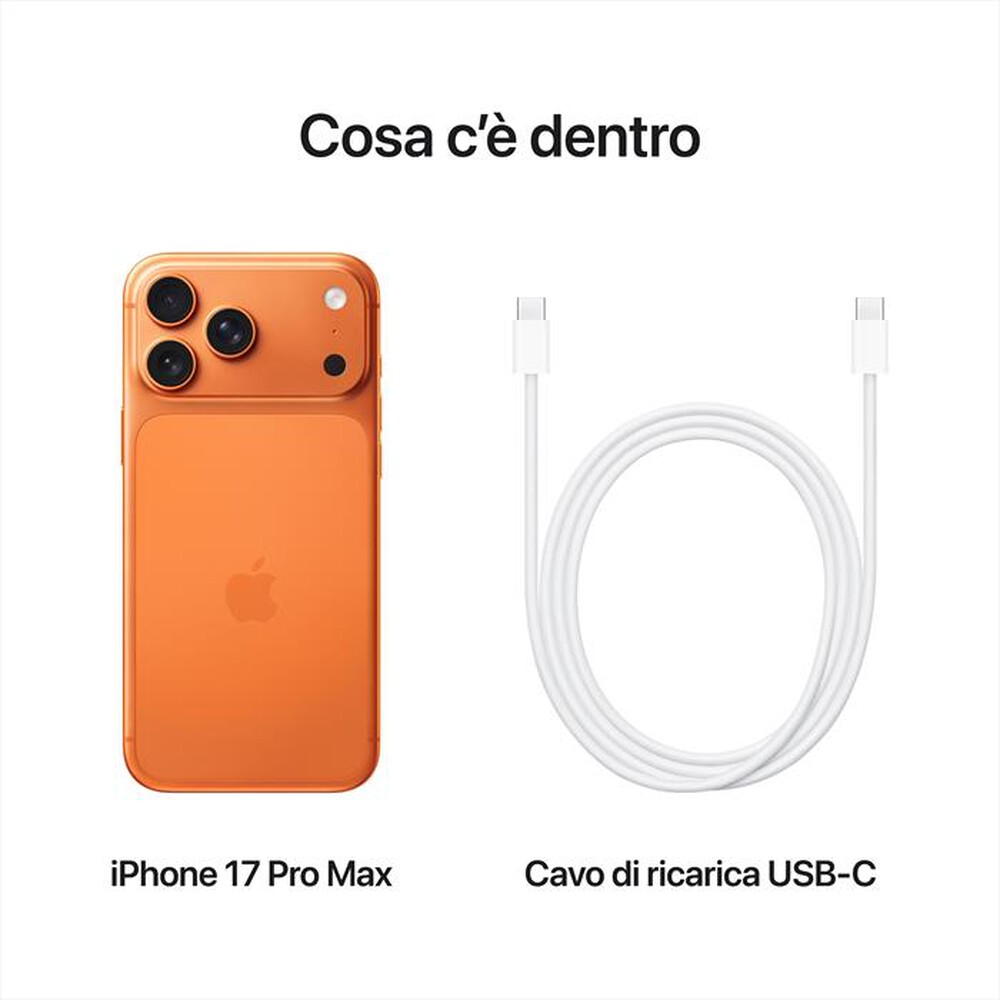 Immagine del prodotto APPLE - iPhone 17 Pro Max 256GB-Arancione Cosmico