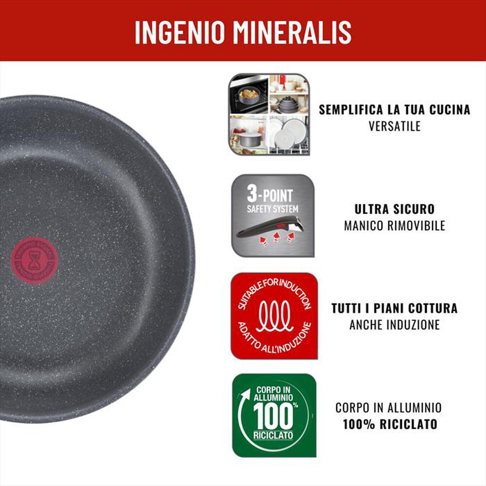 Immagine del prodotto LAGOSTINA - Ingenio Mineralis Green Wok 26 cm