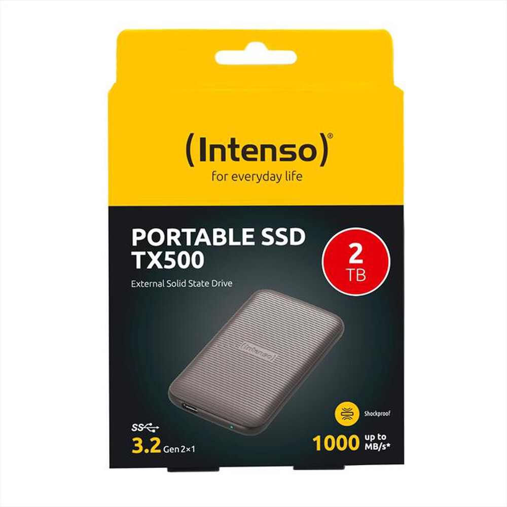 Immagine del prodotto INTENSO - SSD ESTERNA 1,8" TX500 2 TB-MARRONE