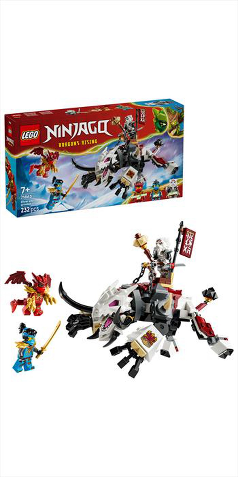 Immagine del prodotto LEGO - NINJAGO Zilvar e Grimtak la Bestia Drago - 71863
