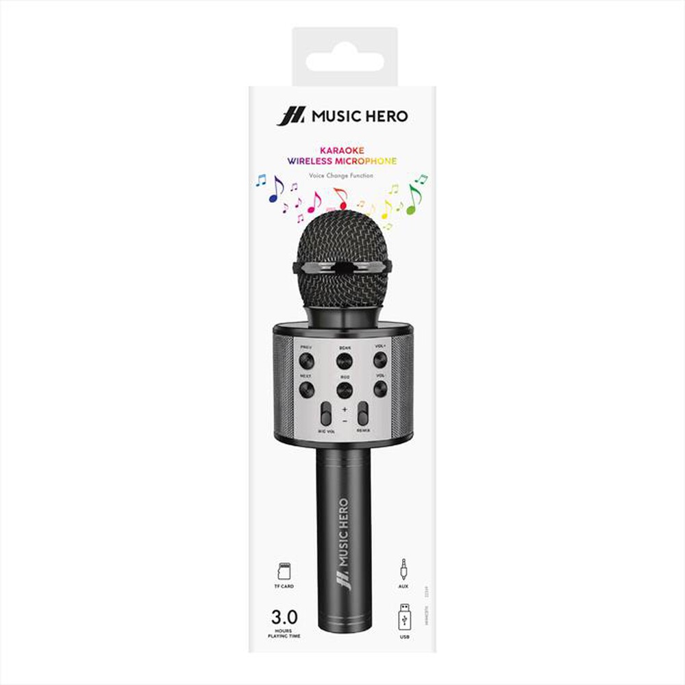 "SBS - Microfono per Karaoke wireless MHMICBTK"