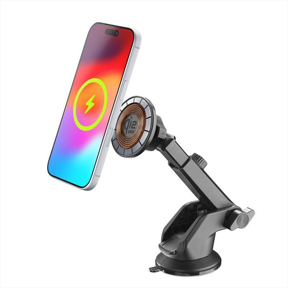 Immagine del prodotto CELLULARLINE - Supporto auto con ricarica MAG HOLDER QI2 25W-Nero