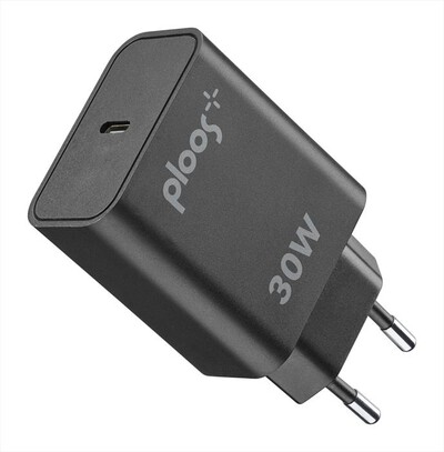 PLOOS - Caricabatterie USB-C ADAPTER 30W - UNIVERSALE-Nero