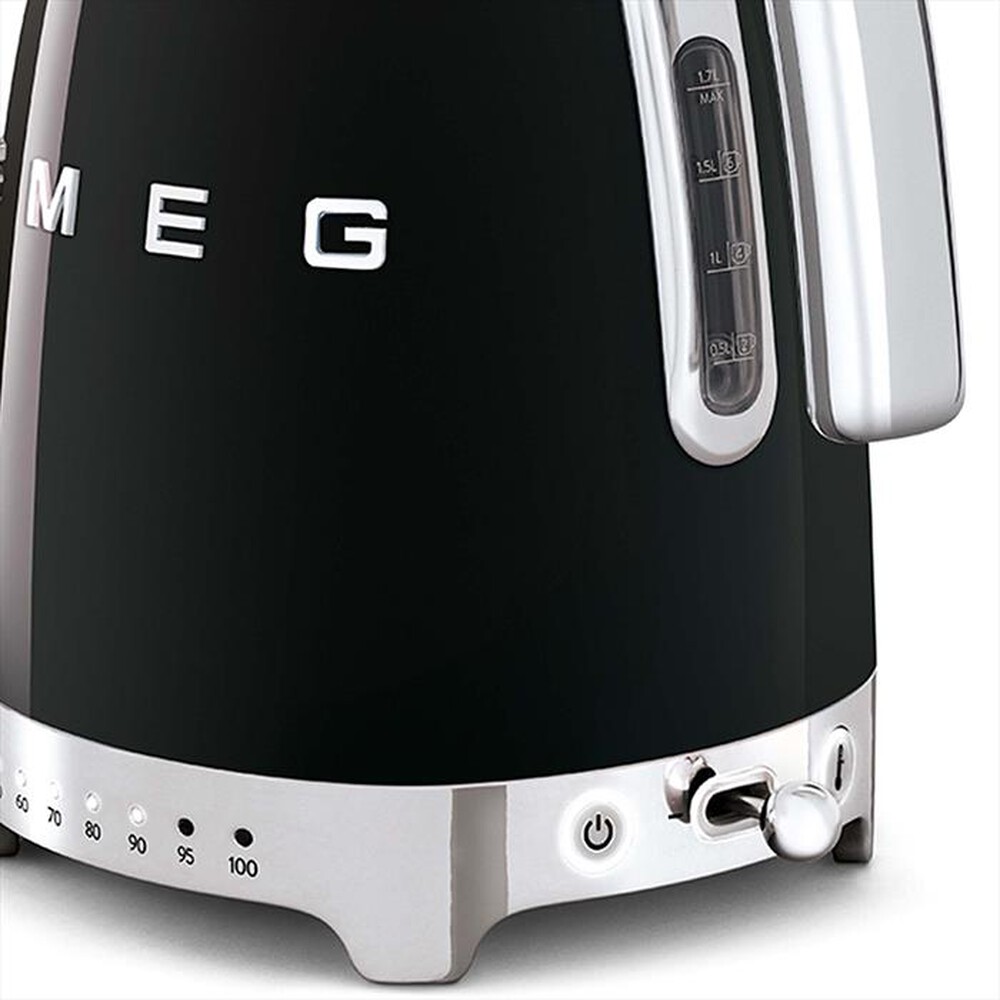 "SMEG - Bollitore a più Temperature 50's Style – KLF04BLEU-NERO"