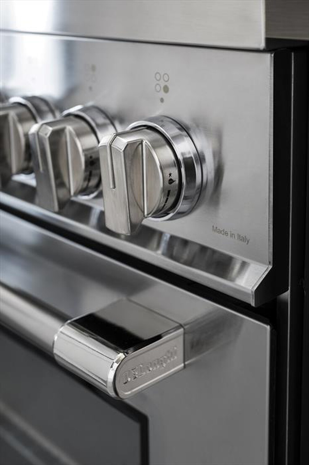 "DE LONGHI - Cucina a gas PRO 66 MX P Classe A-inox"