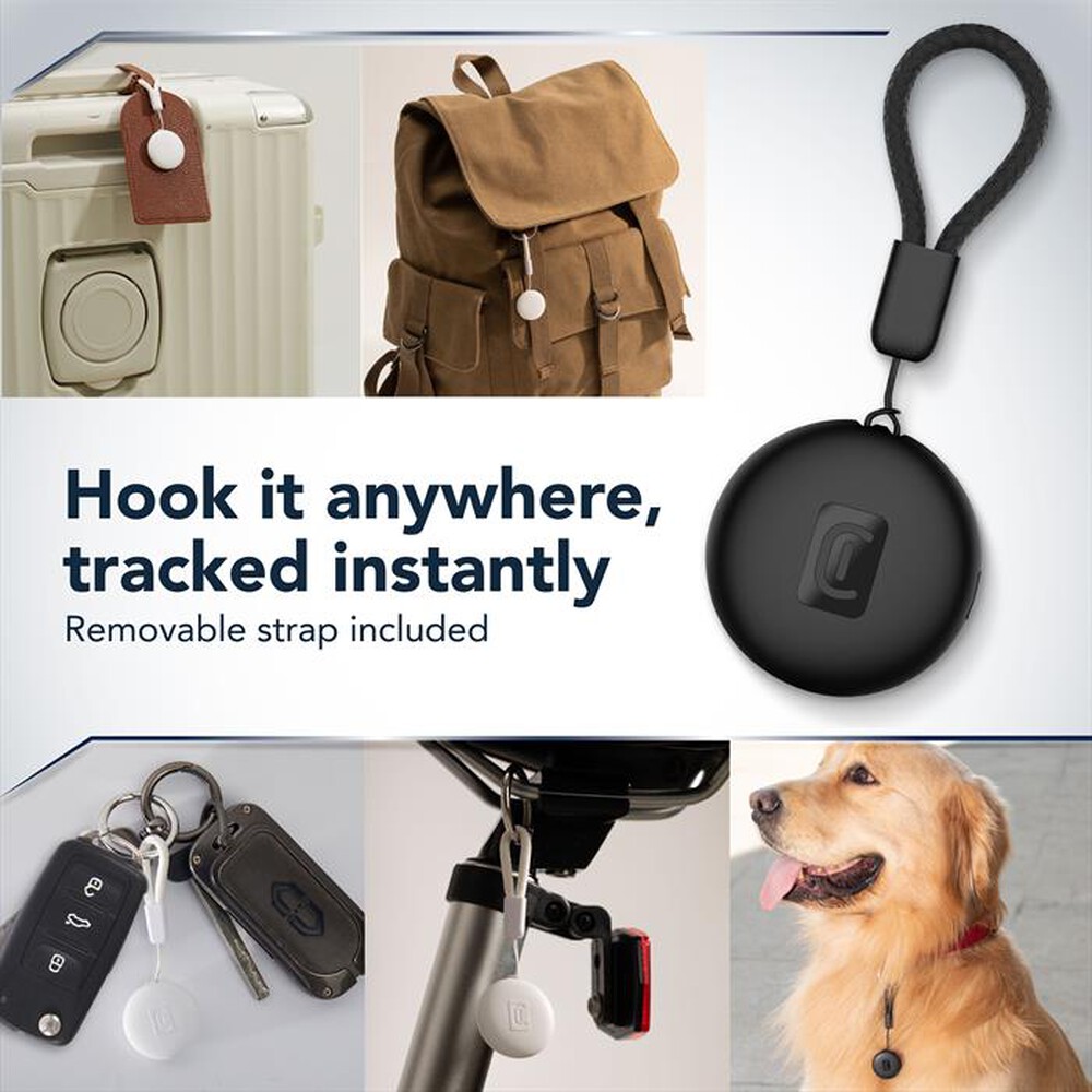 Immagine del prodotto CELLULARLINE - Trova oggetti Tracy Tag BTTRACYTAGK-Nero