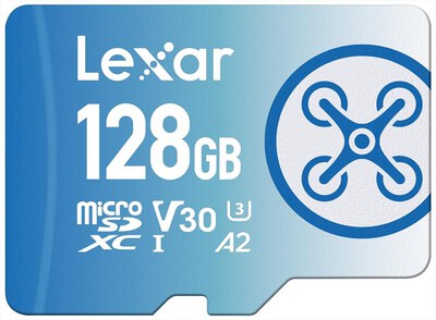 LEXAR - 128GB FLY MICROSDXC-Blue