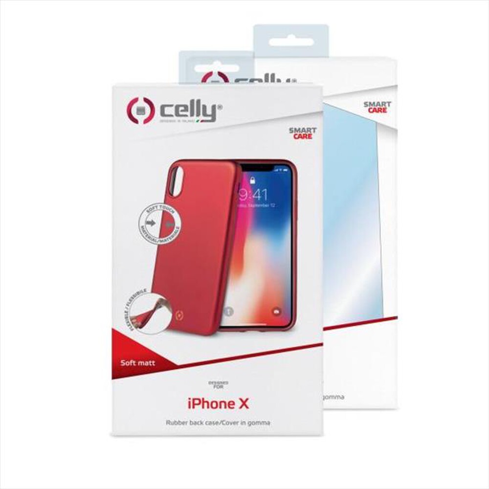 "CELLY - SOFTMATT900RD-Rosso/Plastica"