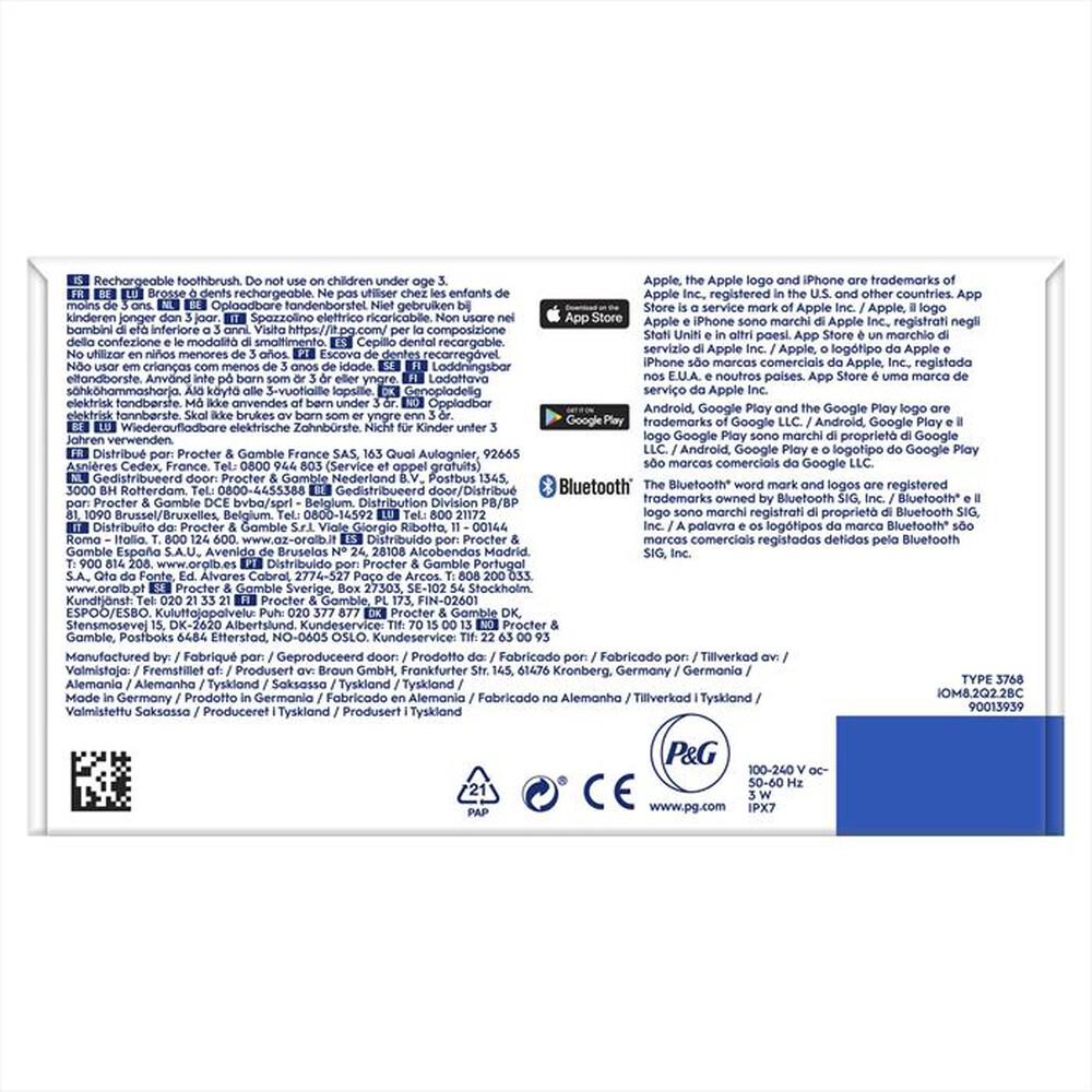 Immagine del prodotto ORAL-B - Spazzolino elettrico IO 8S-Nero