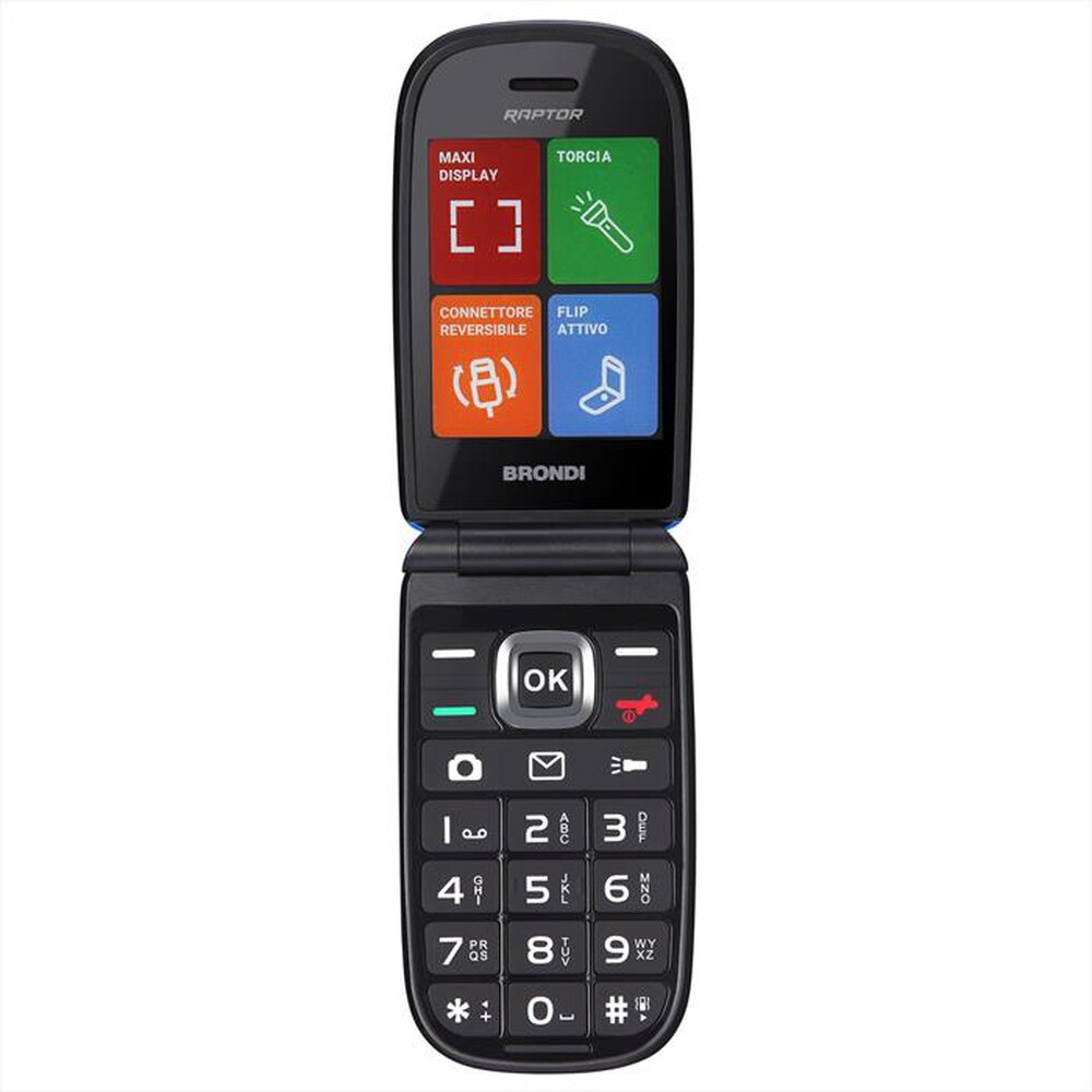 "BRONDI - Cellulare RAPTOR-BLU METAL"