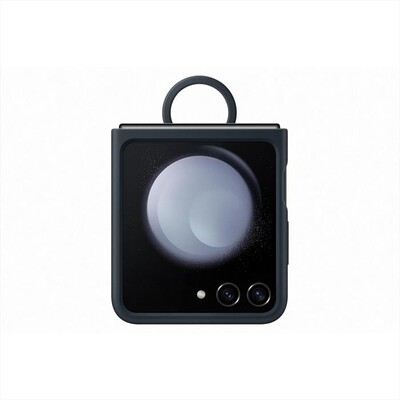 SAMSUNG - Cover in silicone C/Ring per Galaxy Z Flip5-Indigo