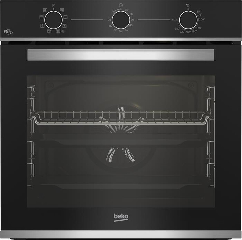 "BEKO - Forno incasso elettrico BBIMA13100X Classe A-Cristallo nero e Acciaio Inox"