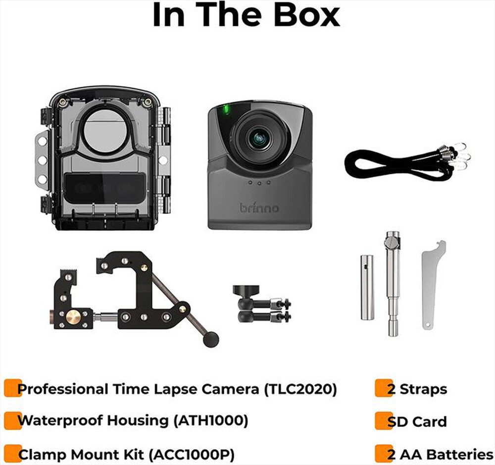 "BRINNO - TLC2020 BUNDLE(TLC2020+ATH1000+ACC10)-NERO"