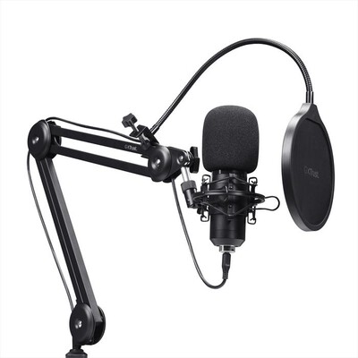 TRUST - GXT270 EMITA II MICROPHONE WITH ARM-Black