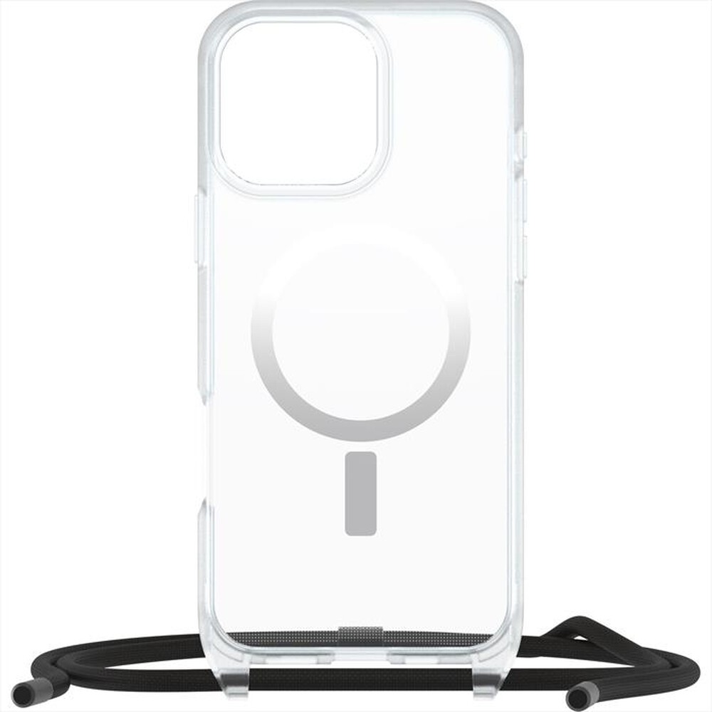 "OTTERBOX - REACT NECKLACE MAGSAFE TWIZZLERS CUSTODIA IPH 16PM-Trasparente"
