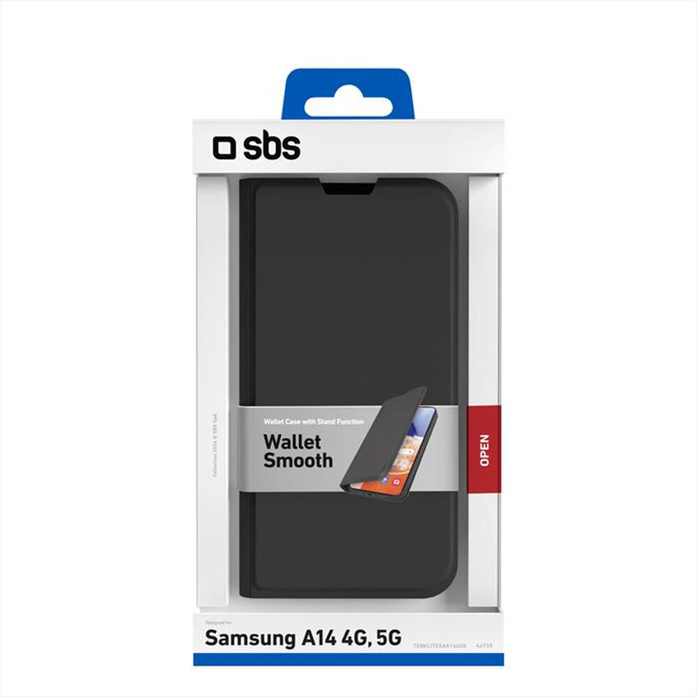 "SBS - Cover TEBKLITESAA144GK per Samsung A14 4G-Nero"