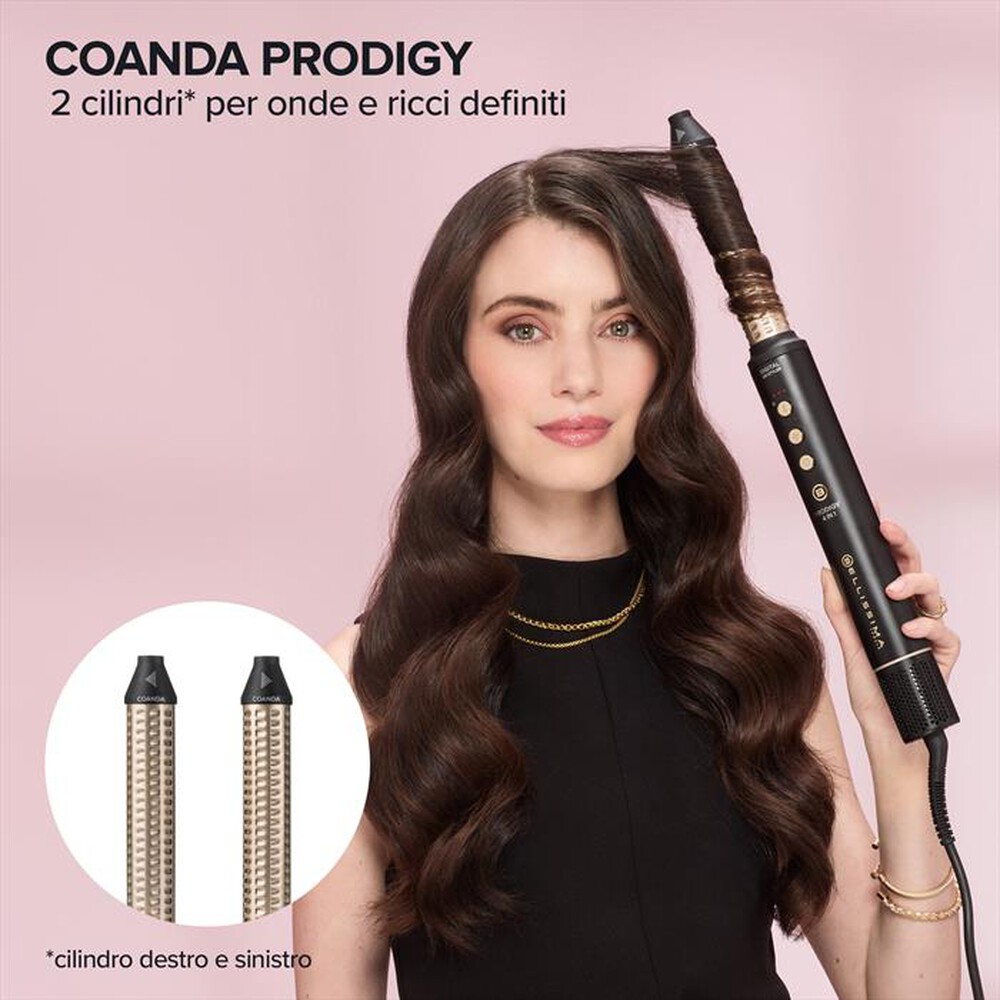 Immagine del prodotto BELLISSIMA IMETEC - STYLER AD ARIA DIGITALE PRODIGY 4IN1-Black Matt, Gold