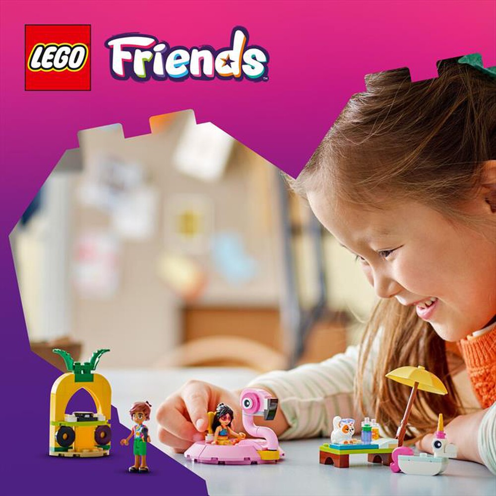 "LEGO - POOL PARTY CON UNICORNO E FENICOTTERO-,"