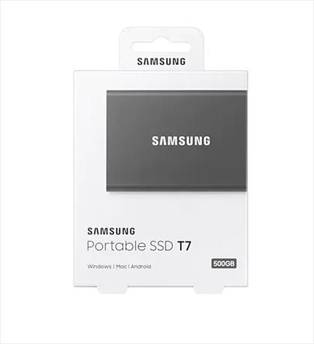 Immagine del prodotto SAMSUNG - MU-PC1T0T/WW - SSD T7 USB 3.2 1 TB-Titan Grey