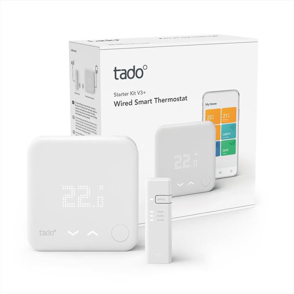 "TADO - TERMOSTATO INTELLIGENTE - KIT DI BASE V3+"
