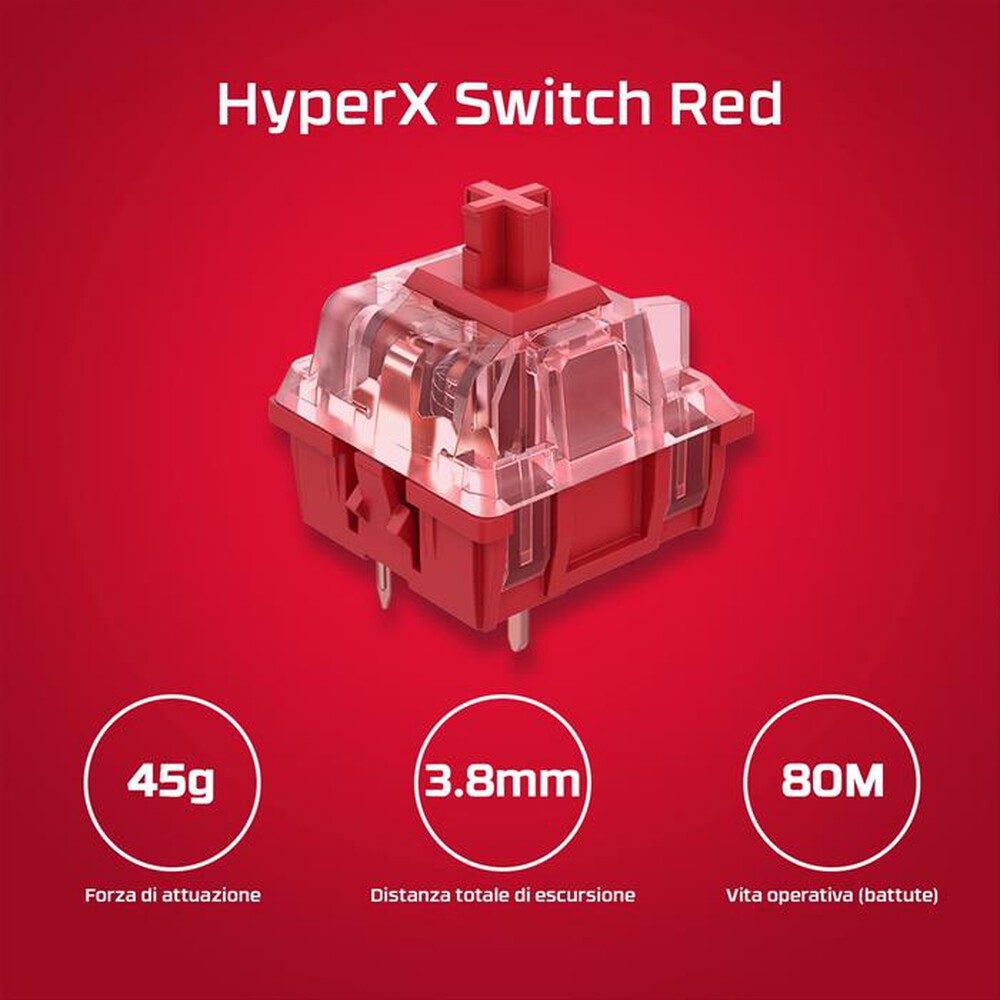 Immagine del prodotto HYPERX - ALLOY ORIGINS CORE TASTIERA MECCANICA GAMING-Nero