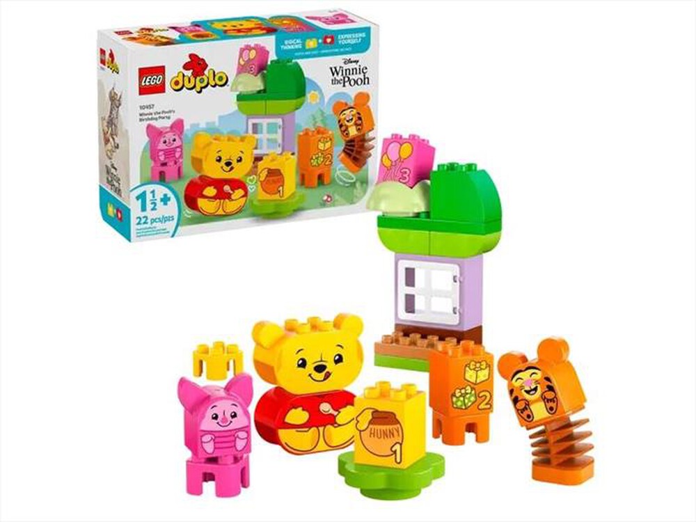 "LEGO - DISNEY Festa di compleanno Winnie the Pooh-10457-Multicolore"