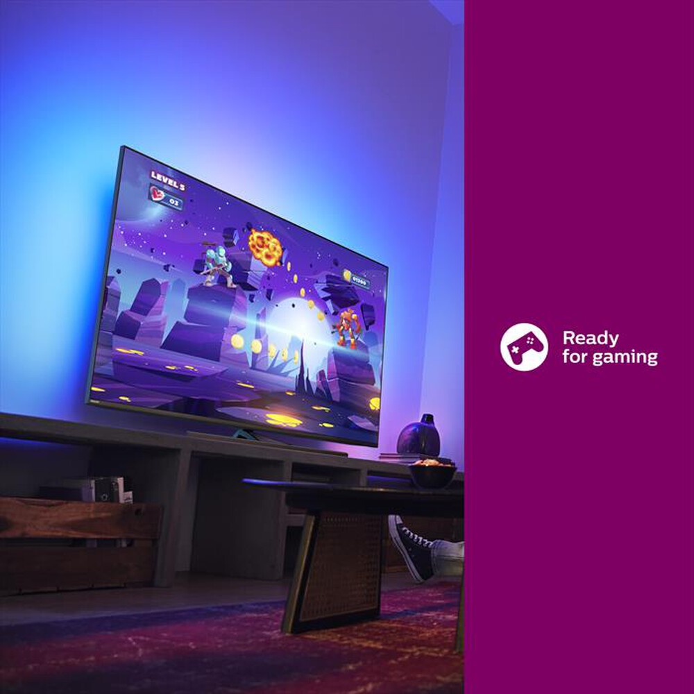 "PHILIPS - Smart TV AMBILIGHT THE ONE UHD 4K 50\" 50PUS8556/12-Antracite"