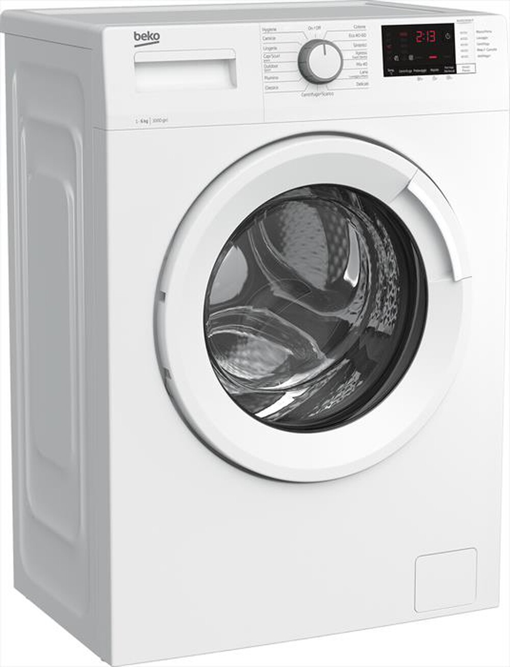 "BEKO - Lavatrice slim WUX61032W-IT 6 Kg Classe E-Bianco"